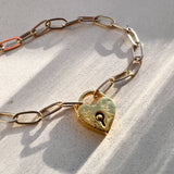 Gold Heart Bracelet