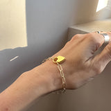 Gold Heart Bracelet