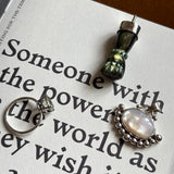 Labradorite Hand Pendant in Silver