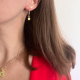 Endless Love Hoop Earrings - Textured Charms