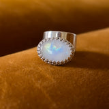Majestic Moonstone Ring in Silver
