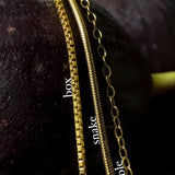 Eva Serpent Pendant Gold - Opal