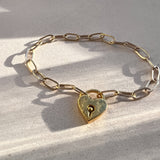 Gold Heart Bracelet