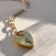 Gold Heart Pendant Necklace