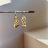 Golden Hearts Earrings - Mini