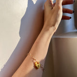Gold Heart Bracelet