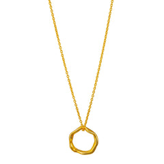 Eternal Driftwood Pendant Necklace - Gold, Silver