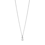 Tara - Organic Teardrop Silver Necklace