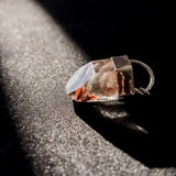 Spirit Totem - Sunset Hematite Quartz Pendant