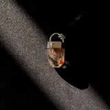 Spirit Totem - Sunset Hematite Quartz Pendant