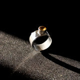 Citrine Mid Ring Band