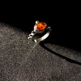 Mystical Amber Sapphire Ring