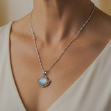 Granulated Mother of Pearl Pendant