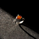 Mystical Amber Sapphire Ring