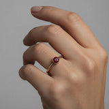 Garnet Ring - January Birthstone, Root Chakra