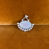 Granulated Mother of Pearl Pendant