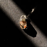 Spirit Totem - Sunset Hematite Quartz Pendant