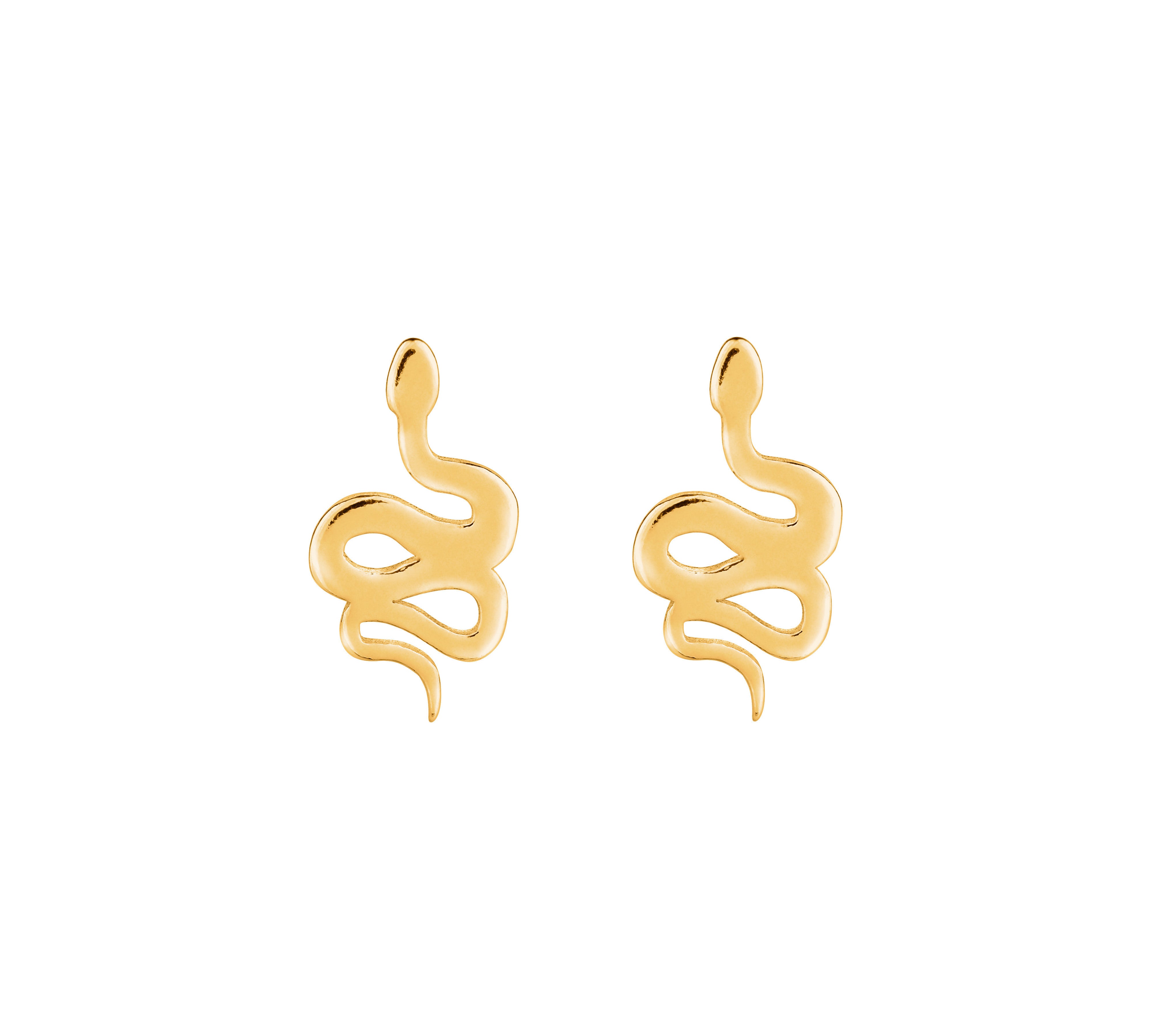 Serpent - Snake Stud Earrings