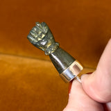 Labradorite Hand Pendant in Silver