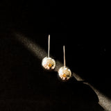 Citrine Orb Earrings