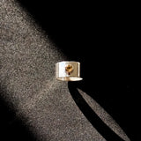 Citrine High Ring Band