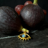 Fortuna Eye Pendant Gold - Opal