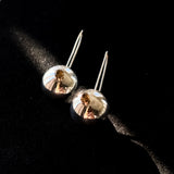 Citrine Orb Earrings