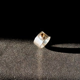 Citrine High Ring Band