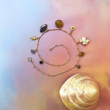 Ocean Life - Coastal Multi Charm Gold Necklace