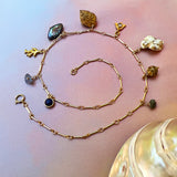 Ocean Life - Coastal Multi Charm Gold Necklace