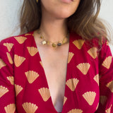 Ocean Life - Coastal Multi Charm Gold Necklace