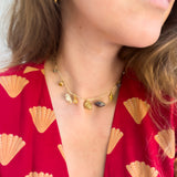 Ocean Life - Coastal Multi Charm Gold Necklace