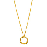 Eternal Driftwood Pendant Necklace - Gold, Silver