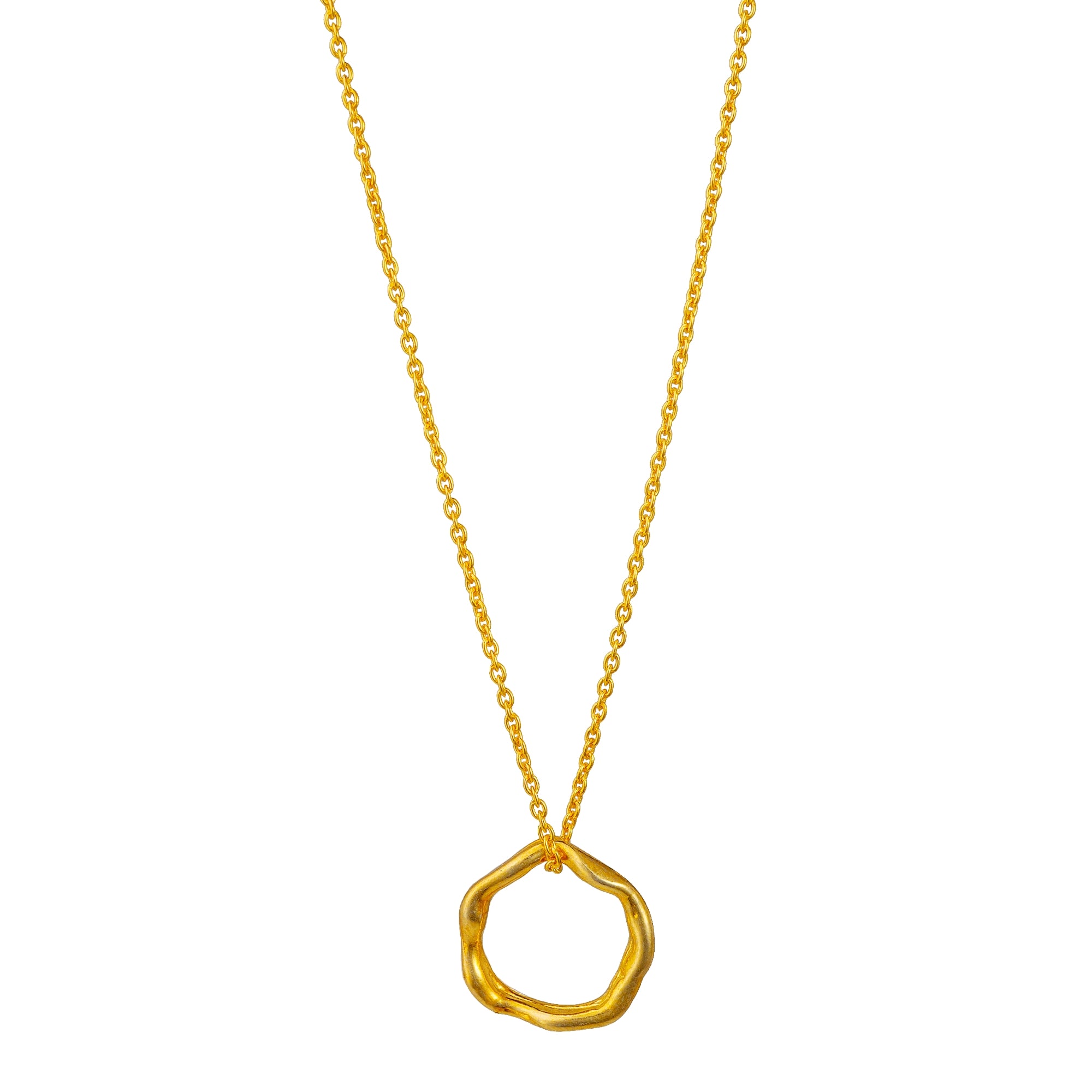 Eternal Driftwood Pendant Necklace - Gold, Silver