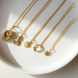 Eternal Driftwood Pendant Necklace - Gold, Silver