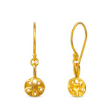Sand Dollar Shell Earrings Gold, Silver