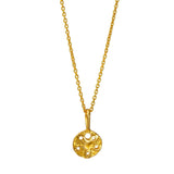 Sand Dollar Shell Necklace Gold, Silver
