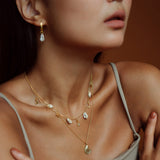 Concha - Tiger Shell Earrings Gold, Silver