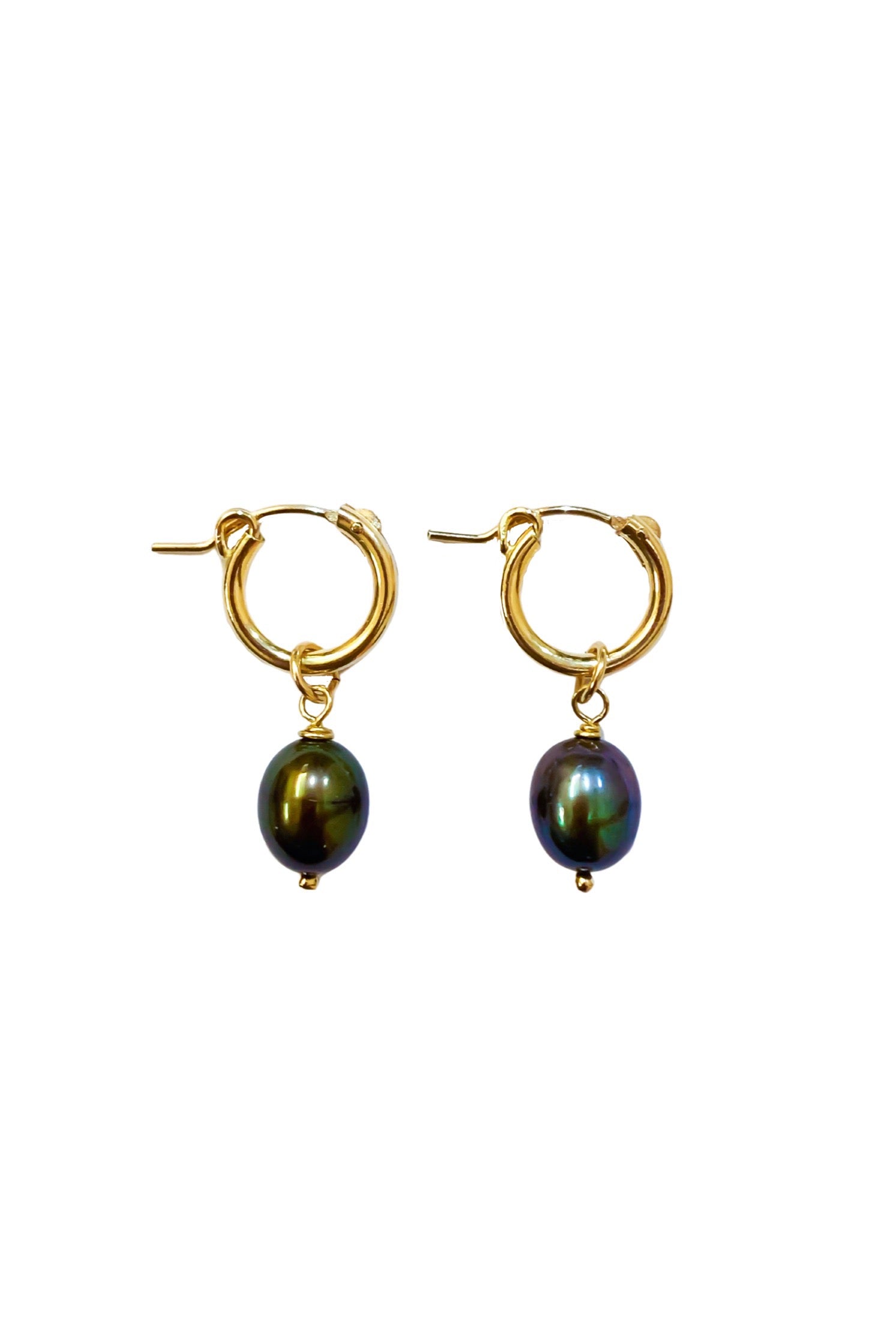 Asturia - Black Pearl Earrings