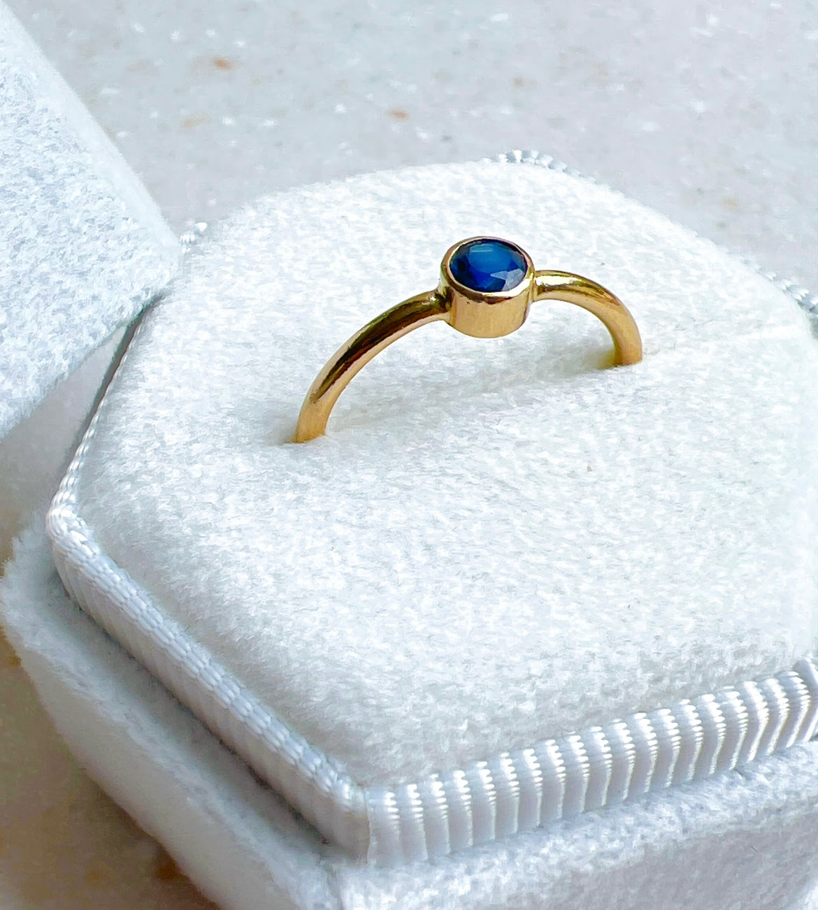 September Birthstone Ring - Sapphire