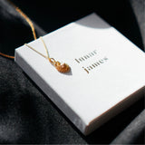 Ammonite - Shell Pendant Necklace Gold, Silver