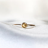 November Birthstone Ring - Citrine - Lunar James