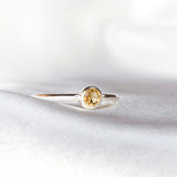 November Birthstone Ring - Citrine - Lunar James