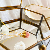 Peach Moonstone Raw Crystal Pendant Necklace - Sacral Chakra